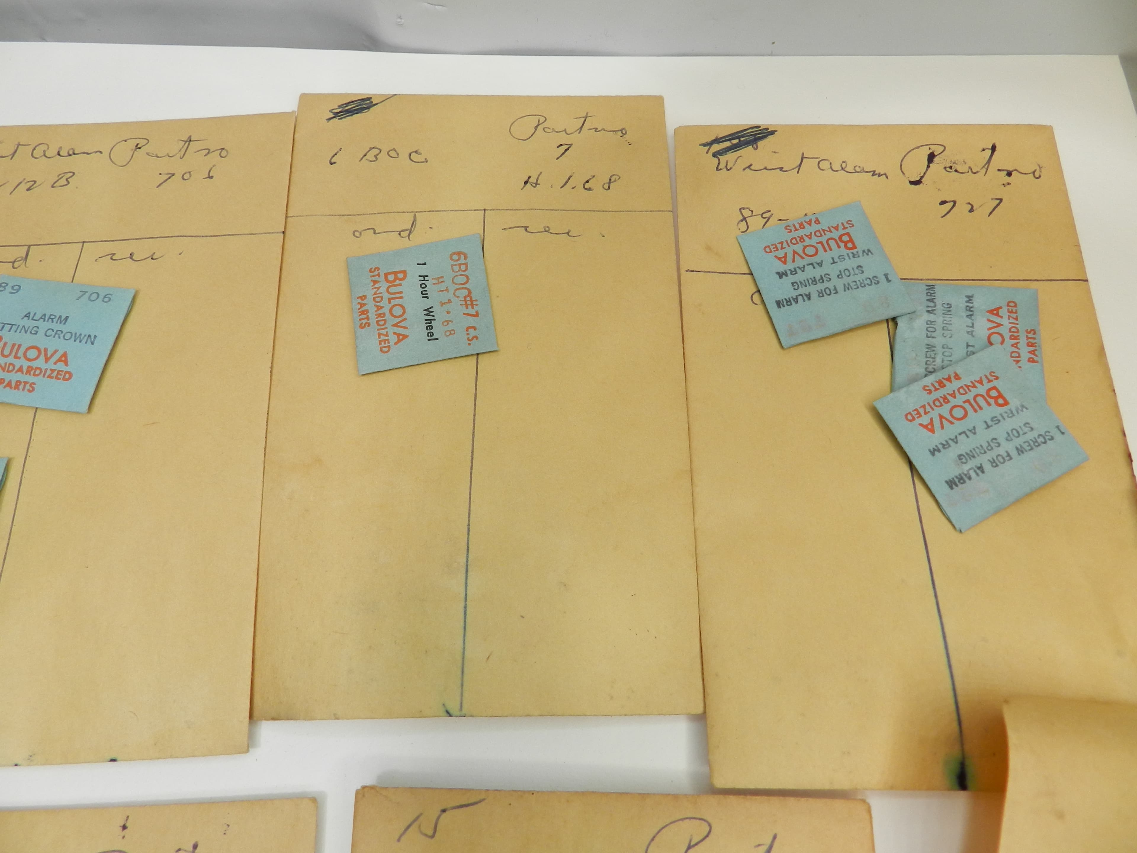 Vintage New Old Stock Watchmaker Bulova Standardized Parts Mixed 90pcs  (O38J) - Thumbnail 7