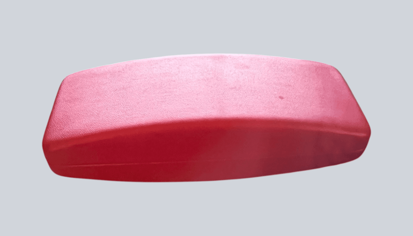 Fuschia/Hot Pink Eyeglasses Hard Leather Case Orange inside!