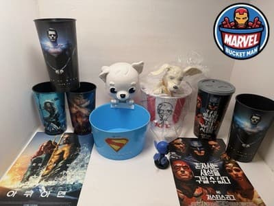 KFC Exclusive Supergirl Bucket lot of 10 Items! Rare & Hard To Find Items!