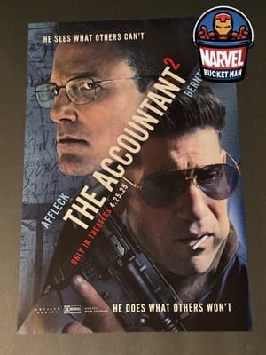 The Accountant 2 Movie 11x17 Promo Poster - Free Mystery Poster w/Purchase