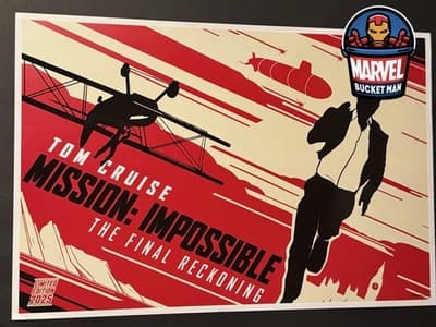 Mission Impossible Theater 12x18 Promo Poster - Free Mystery Poster w/Purchase