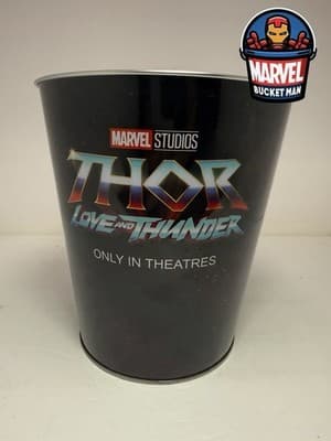 Marvel Thor Love and Thunder Popcorn Bucket Tin Movie Theater Cinema - Thumbnail 3
