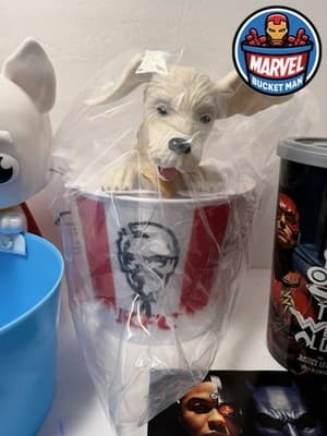 KFC Exclusive Supergirl Bucket lot of 10 Items! Rare & Hard To Find Items! - Thumbnail 2