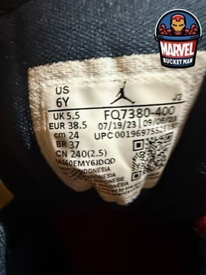 Nike Air Jordan Low Top Size 6Y Size - Thumbnail 5