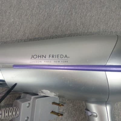 John Frieda JF1NG Hair Dryer Silver Used Tested - Thumbnail 2