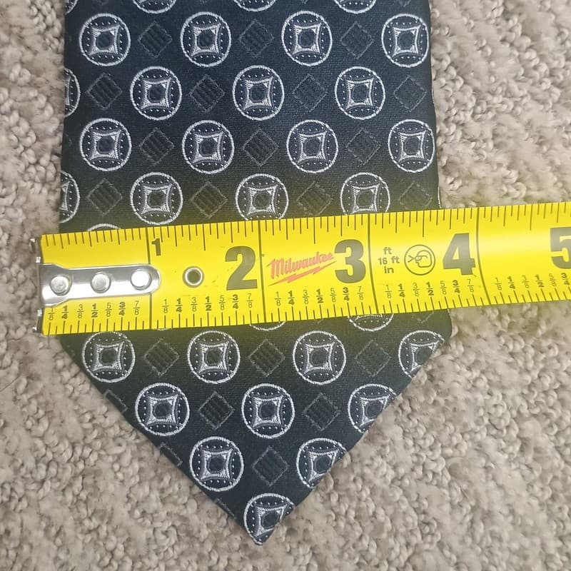 Jos. A. Bank Signature Collection Geometric Medallion Silk Tie - Thumbnail 5