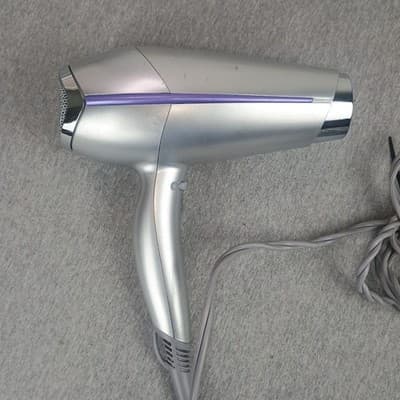 John Frieda JF1NG Hair Dryer Silver Used Tested - Thumbnail 3
