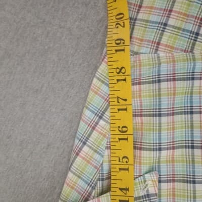 Cinch Long Sleeve Shirt Men's Size S Green & Yellow Check Plaid Western Cowboy - Thumbnail 6