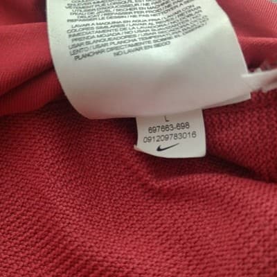 Nike Alabama Crimson Tide Polo Men Large Sideline Polo Shirt Dri-Fit Mesh Back - Thumbnail 9