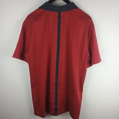 Nike Alabama Crimson Tide Polo Men Large Sideline Polo Shirt Dri-Fit Mesh Back - Thumbnail 5