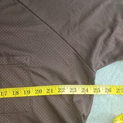 Vintage Carina Ford Polo Shirt Mens XL Brown Polka Dot Short Sleeve USA Made - Thumbnail 6