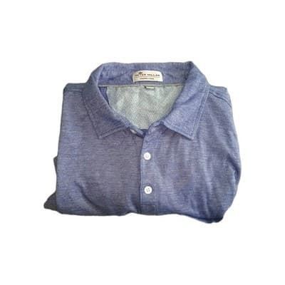 Peter Millar Crown Cool Polo Mens 2XL Cotten Tensel Linen Blend Kiawa Island