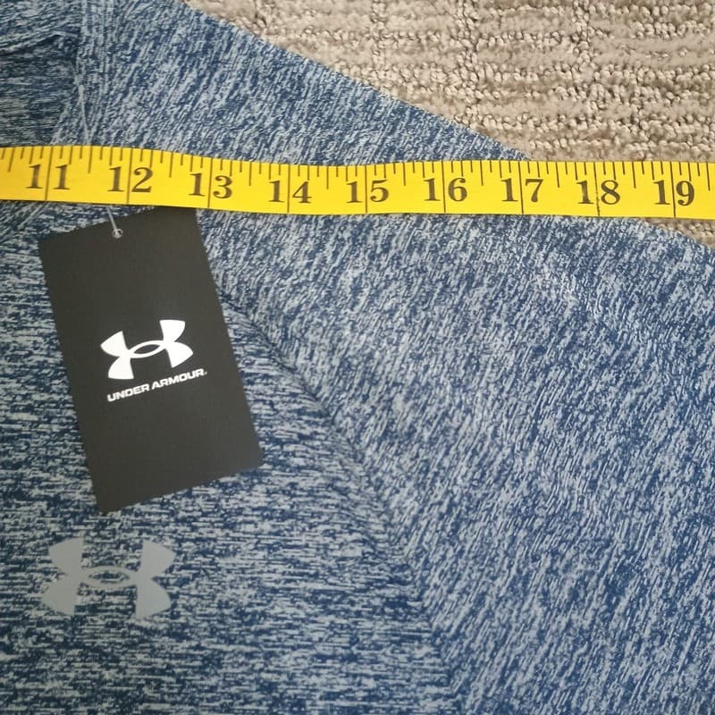 Under Armour Men's Tech 2.0 Short-Sleeve Performance Tee, Blue Heather - Thumbnail 5