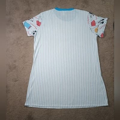 Vintage Disney Mickey Mouse striped nightgown sweet dreams unlimited - Thumbnail 10