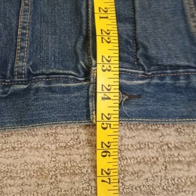 Levi's Trucker Jacket Men's Size Medium Denim 100% Cotton Painted 3 Eyed Cat - Thumbnail 6