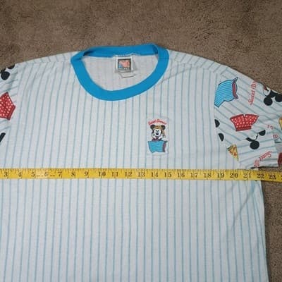 Vintage Disney Mickey Mouse striped nightgown sweet dreams unlimited - Thumbnail 6
