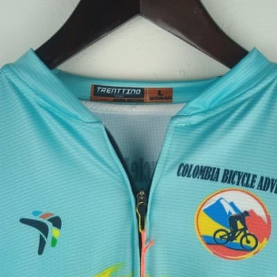 Trenttino Wear Cycling Jersey Womans Large Colombia Bicycle Adventures - Thumbnail 3
