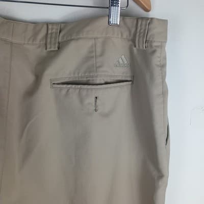 Adidas Men's Climalite Performance Golf Pants Size 40x34 Brown Tan Stretch - Thumbnail 7