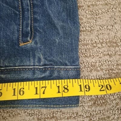 Levi's Trucker Jacket Men's Size Medium Denim 100% Cotton Painted 3 Eyed Cat - Thumbnail 8