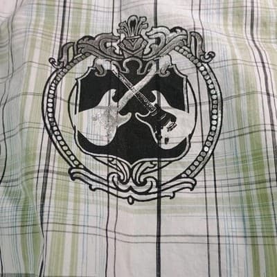 The DKNY Jeans Rock & Roll Button Down Plaid Shirt in Size Medium - Thumbnail 8