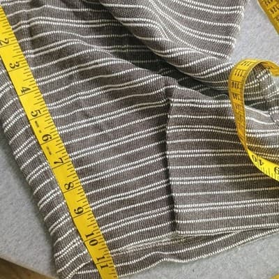 ONIA Towel Terry Shorts Men's Medium Gray Brown White Striped - Thumbnail 6