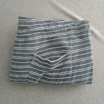 ONIA Towel Terry Shorts Men's Medium Blue White Striped