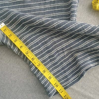 ONIA Towel Terry Shorts Men's Medium Blue White Striped - Thumbnail 6
