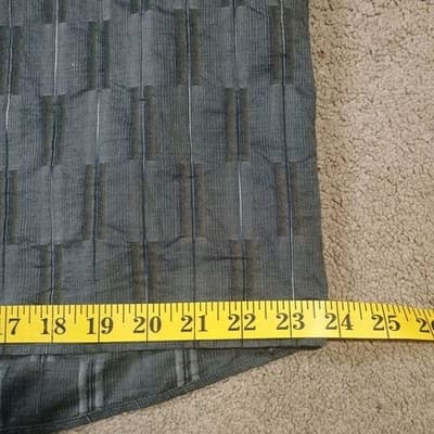 Lazo Dress Shirt Mens XL Made in Italy Gray Grid Plaid Italian Flare - Thumbnail 10