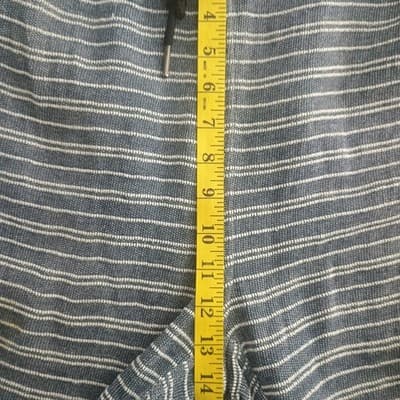 ONIA Towel Terry Shorts Men's Medium Blue White Striped - Thumbnail 5