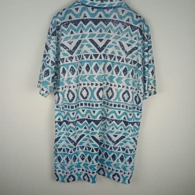 Handsome Bogey Performance Golf Jersey Mens Large Southwest Pattern Strechy - Thumbnail 3