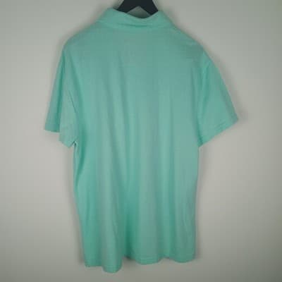 Peanuts Snoopy Golf Club Bag Polo Men’s XL Mint Green Classic Short Sleeve Shirt - Thumbnail 5