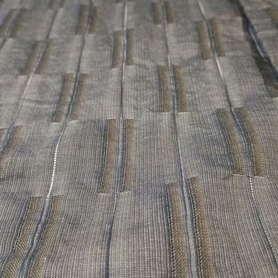 Lazo Dress Shirt Mens XL Made in Italy Gray Grid Plaid Italian Flare - Thumbnail 9