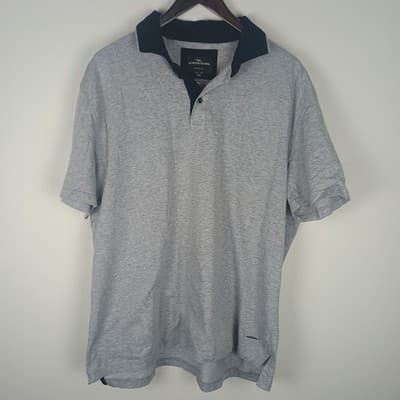 Rodd & Gunn Stanley Sport Fit Polo Men's 3XL Smoke Slim Fit Two Toned Cool Touch - Thumbnail 3