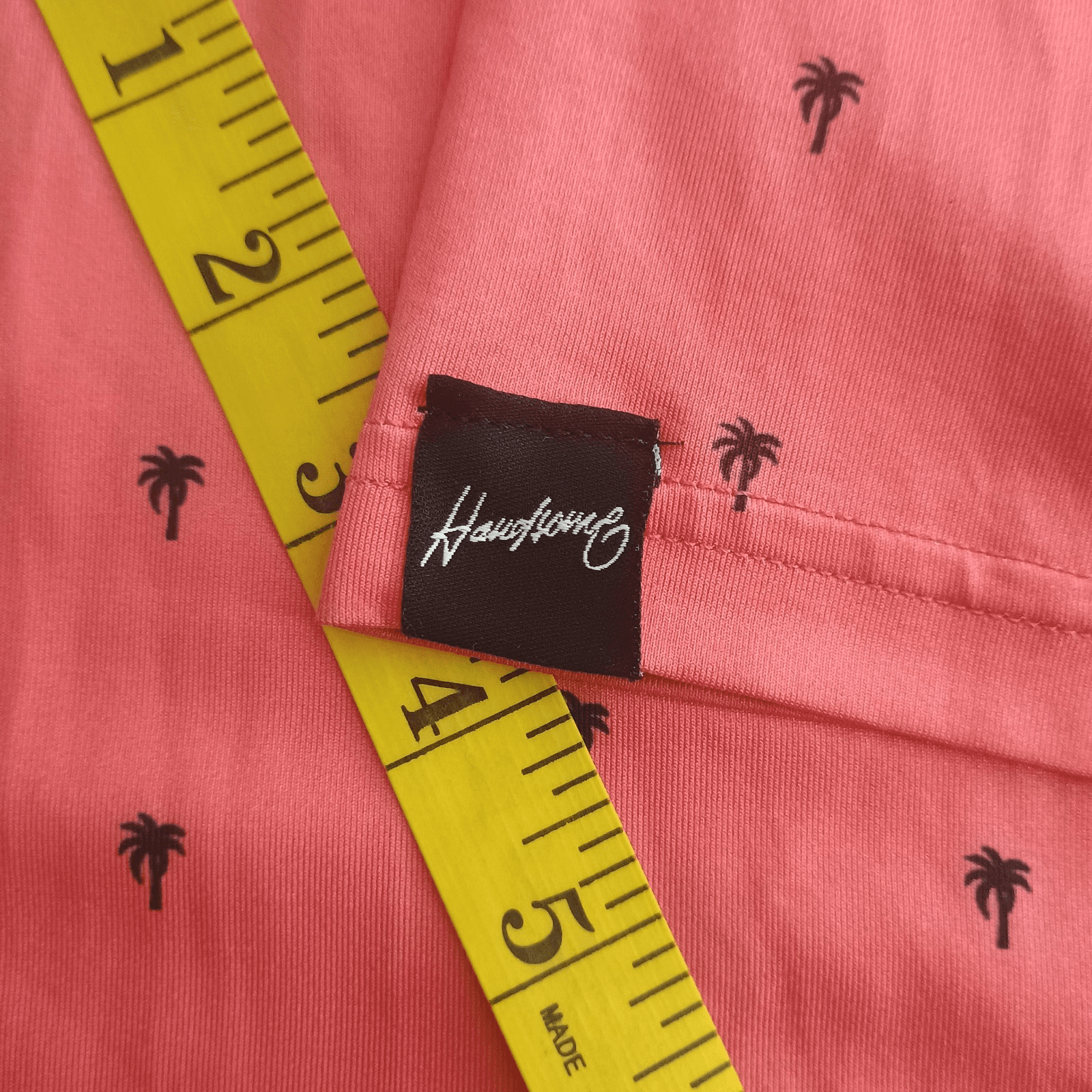 Handsome Bogey Performance Golf Jersey Mens Large Pink & Palm Trees Stretchy - Thumbnail 8