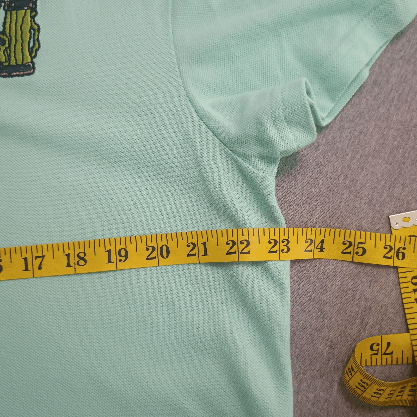 Peanuts Snoopy Golf Club Bag Polo Men’s XL Mint Green Classic Short Sleeve Shirt - Thumbnail 7