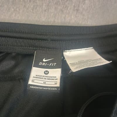 Nike Dri-Fit Libero Tech Pants Joggers/Soccer Womans M Black Drawstring Stretch - Thumbnail 6