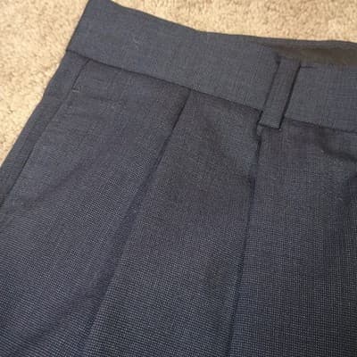 Unbranded Wool Dress Trousers Pants Men's 35x 29 1/2 Black Bottoms 100% Wool - Thumbnail 3