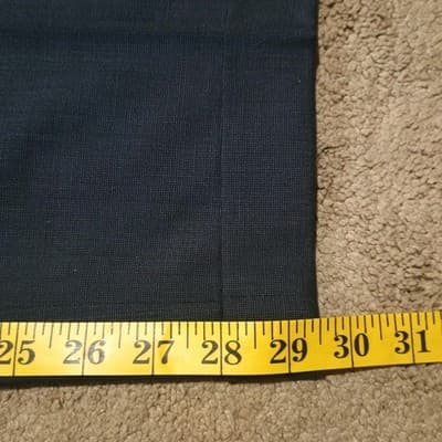 Unbranded Wool Dress Trousers Pants Men's 35x 29 1/2 Black Bottoms 100% Wool - Thumbnail 7
