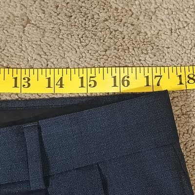 Unbranded Wool Dress Trousers Pants Men's 35x 29 1/2 Black Bottoms 100% Wool - Thumbnail 5