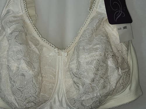 Aviana Soft Cup Lace Bra 38E #2352 Candle Light New Free Shipping - Thumbnail 2
