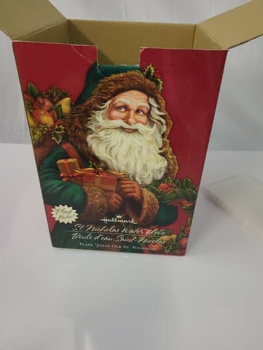 2004 Hallmark- Santa Christmas Water Globe-Plays ‘Jolly Old St. Nicholas’ - Thumbnail 8