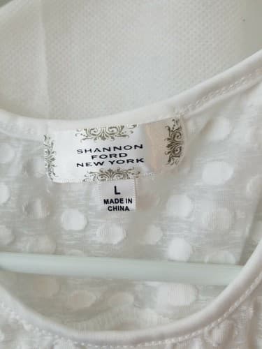 Shannon Ford New York size Womens Large Open Shoulder knit Top - Thumbnail 2