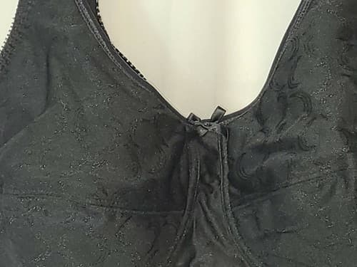 Amoena Mastectomy Bra 40DD #2114 Black New Free Shipping - Thumbnail 2