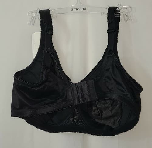 Aviana Soft Cup Lace Bra 38E #2352 Black New Free Shipping - Thumbnail 2