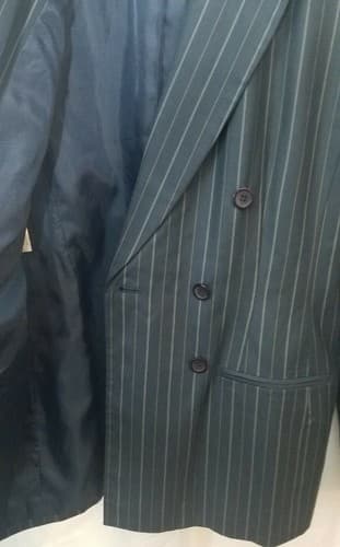 Jones New York Womens Suit Jacket Blazer Pinstripes Size 10 - Thumbnail 5