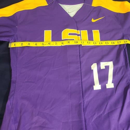 Nike LSU baseball softball sample jersey womens Medium Louisiana State - Thumbnail 2