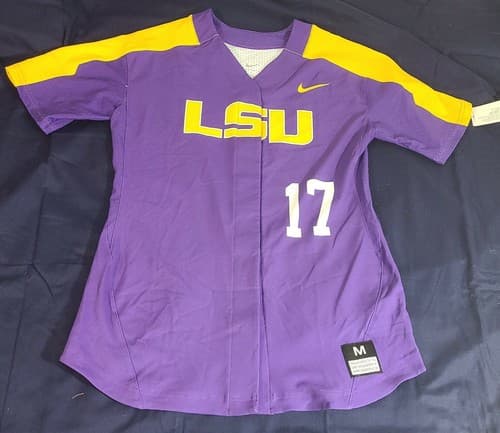 Nike LSU baseball softball sample jersey womens Medium Louisiana State