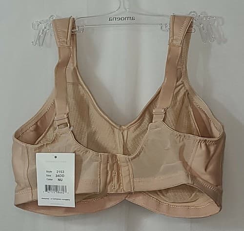 Amoena Mastectomy Bra 34DD #2153 Nude New Free Shipping - Thumbnail 3