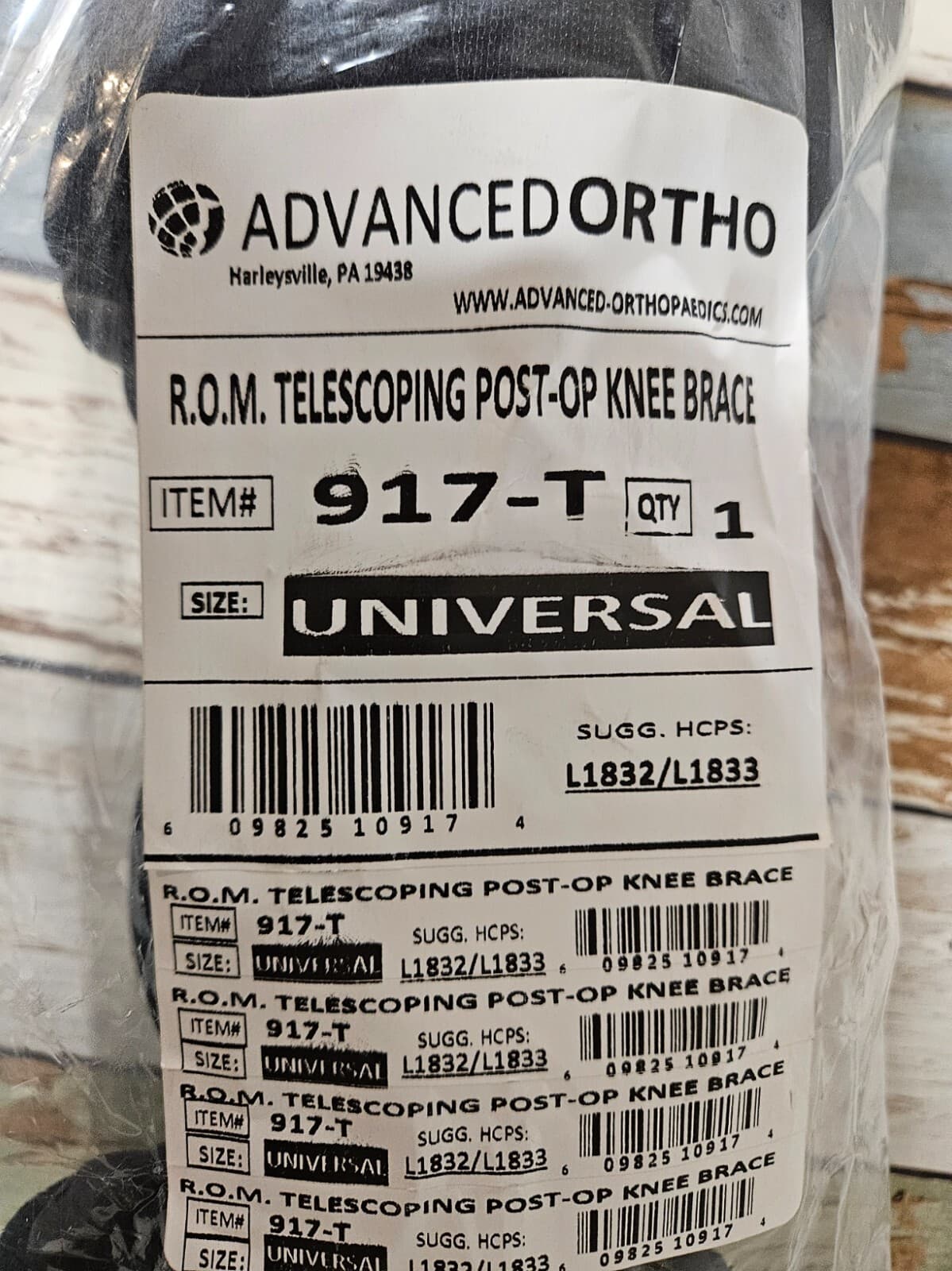 Advanced ORTHO R.O.M. Telescoping Post Op Knee Brace ROM - Thumbnail 2