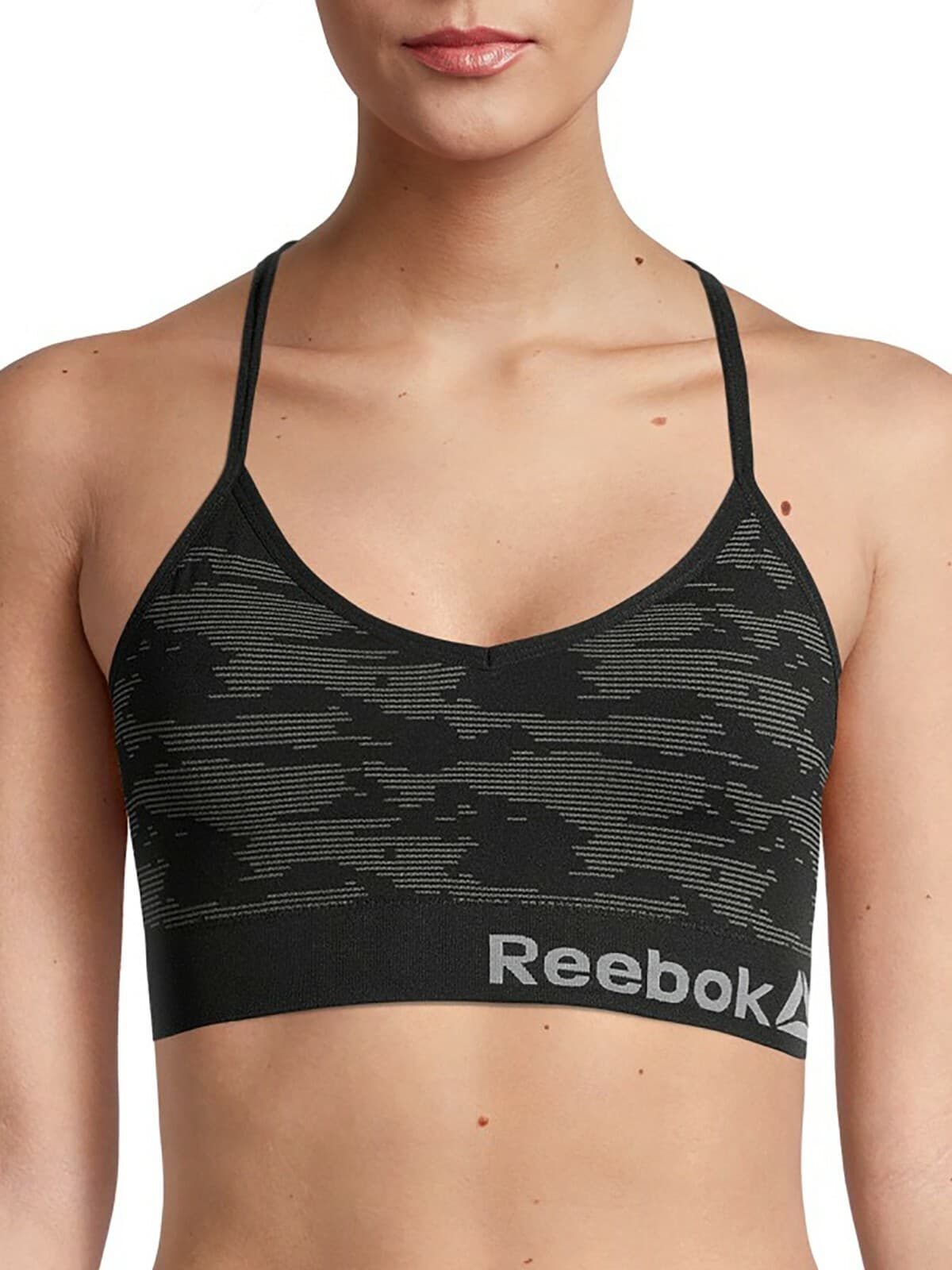 NEW Reebok 2 pack seamless bralette sports bra Large fits 36C 36D 38B 38C 40B